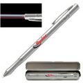 Light Up Pen and Laser Pointer / Silver
